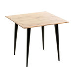 Paris Prix Table d'Appoint en Bois  Ciotat  46cm Naturel & Noir
