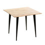 Voir la diapositive 1 : Paris Prix Table d'Appoint en Bois  Ciotat  46cm Naturel & Noir