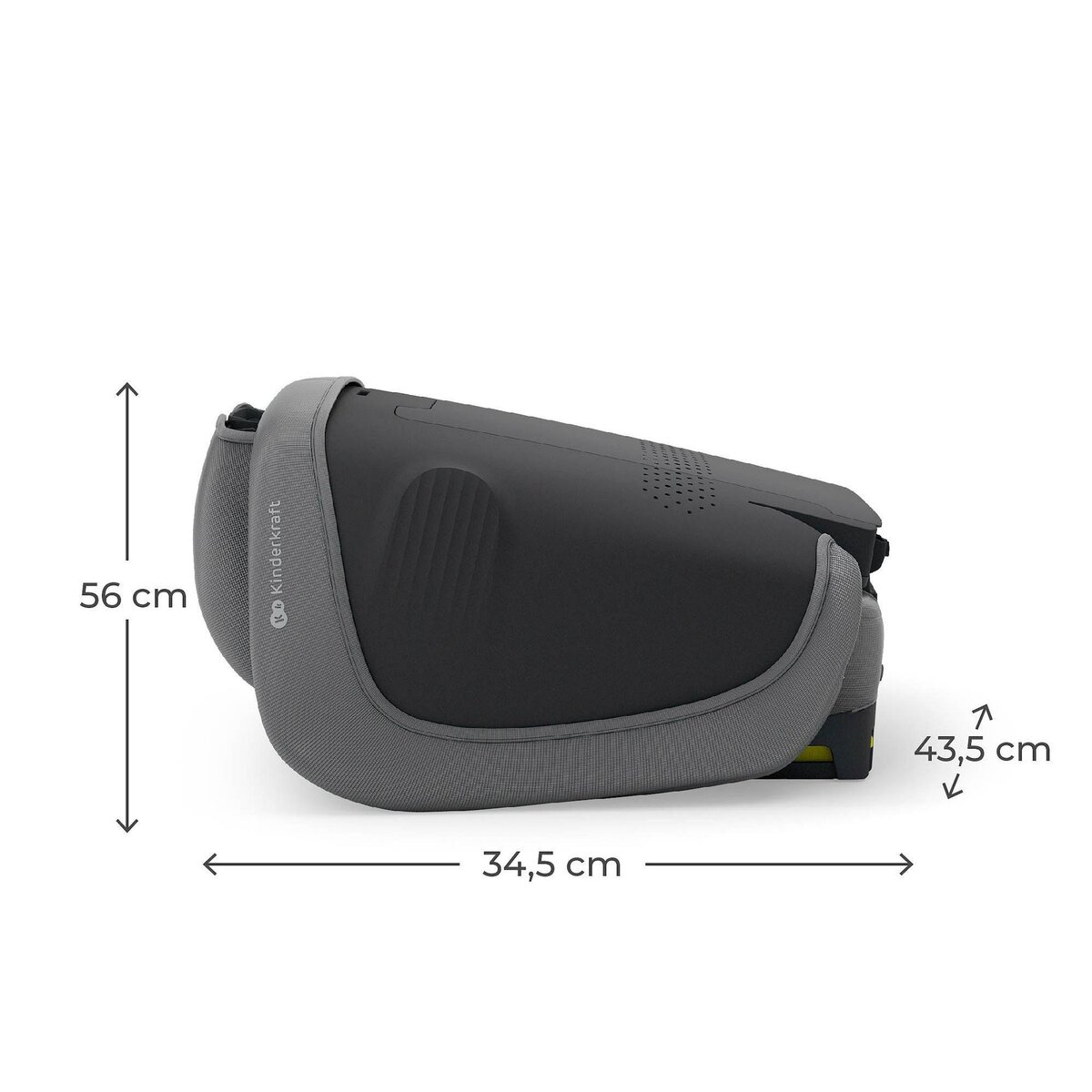 KINDERKRAFT Siège auto isofix pliable avec protection