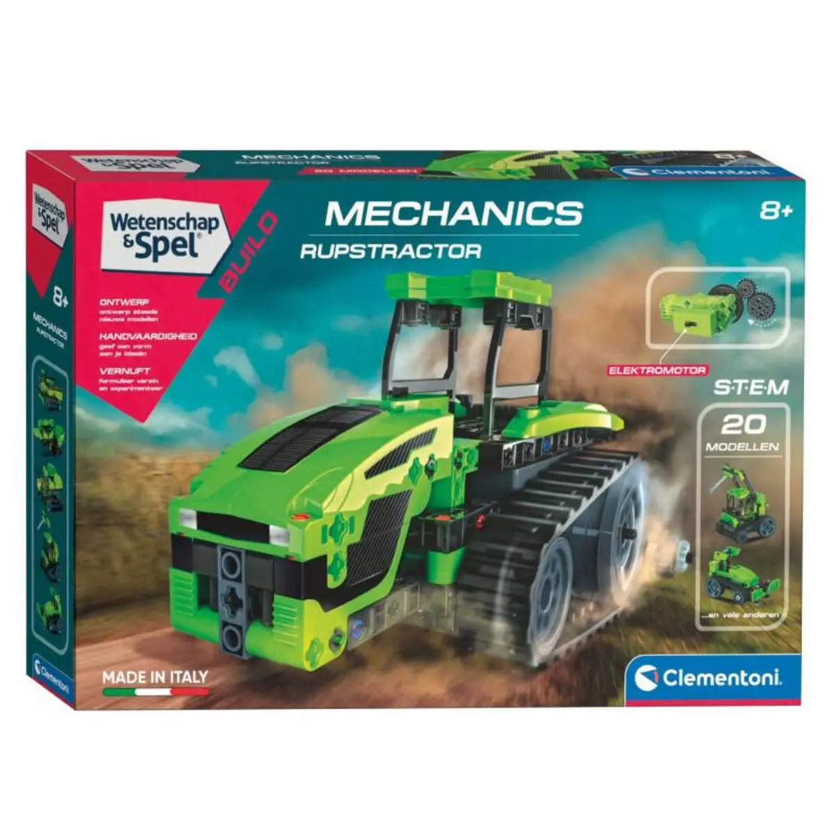CLEMENTONI Clementoni Science & Game Mechanics - Crawler Tractor 56022