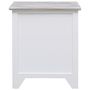 Voir la diapositive 5 : VIDAXL Tables de chevet 2 pcs Blanc 38x28x45 cm Bois de Paulownia