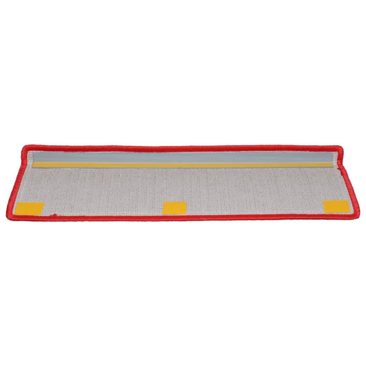 VIDAXL Tapis d'escalier 15 pcs 65x21x4 cm Rouge