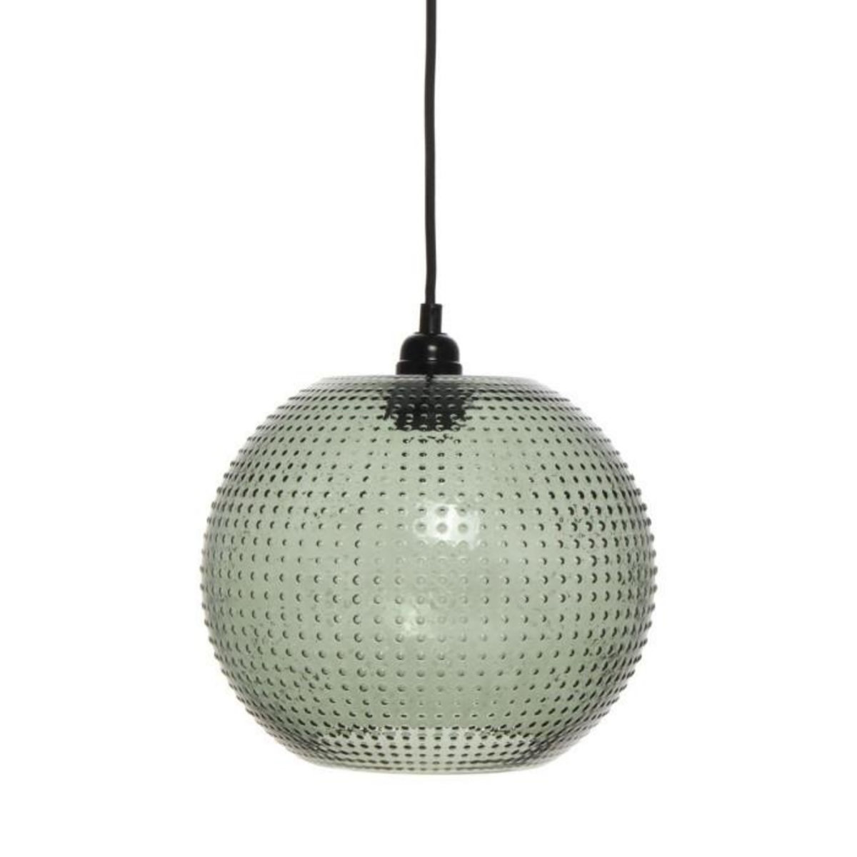 Paris Prix Lampe Suspension en Verre  Saturne  23cm Vert