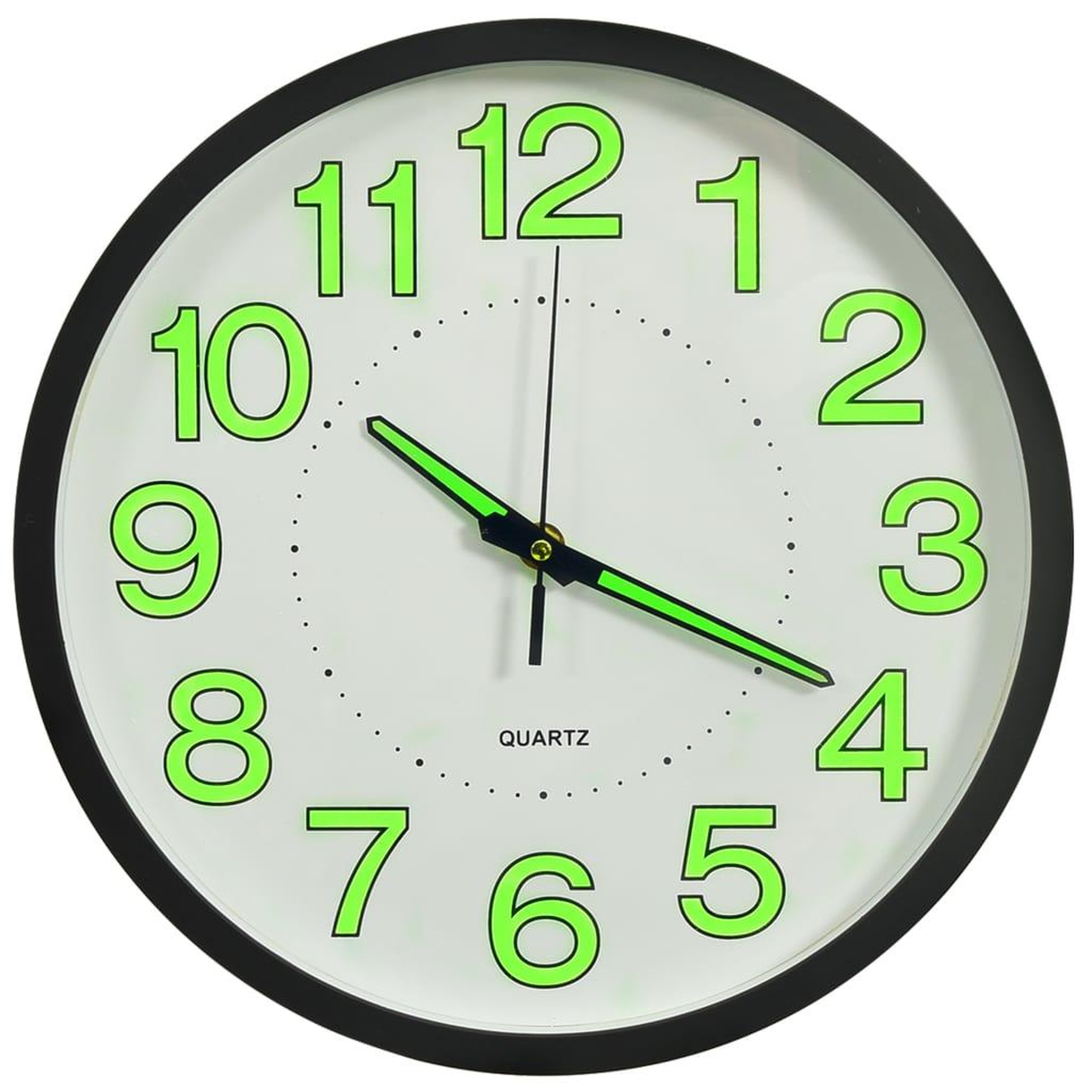 Voir la diapositive 1 : VIDAXL Horloge murale lumineuse Noir 30 cm