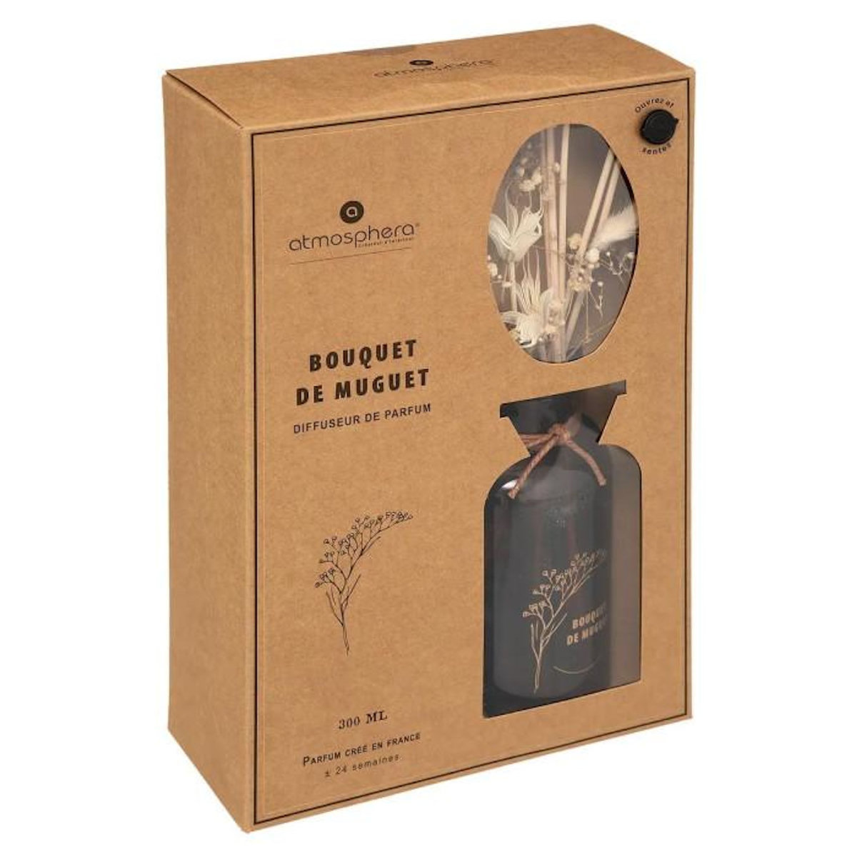 ATMOSPHERA Diffuseur de Parfum  Mula  300ml Bouquet de Muguet