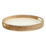 Voir la diapositive 1 : SECRET DE GOURMET Plateau de Service en Bois  Inaya  38cm Blanc
