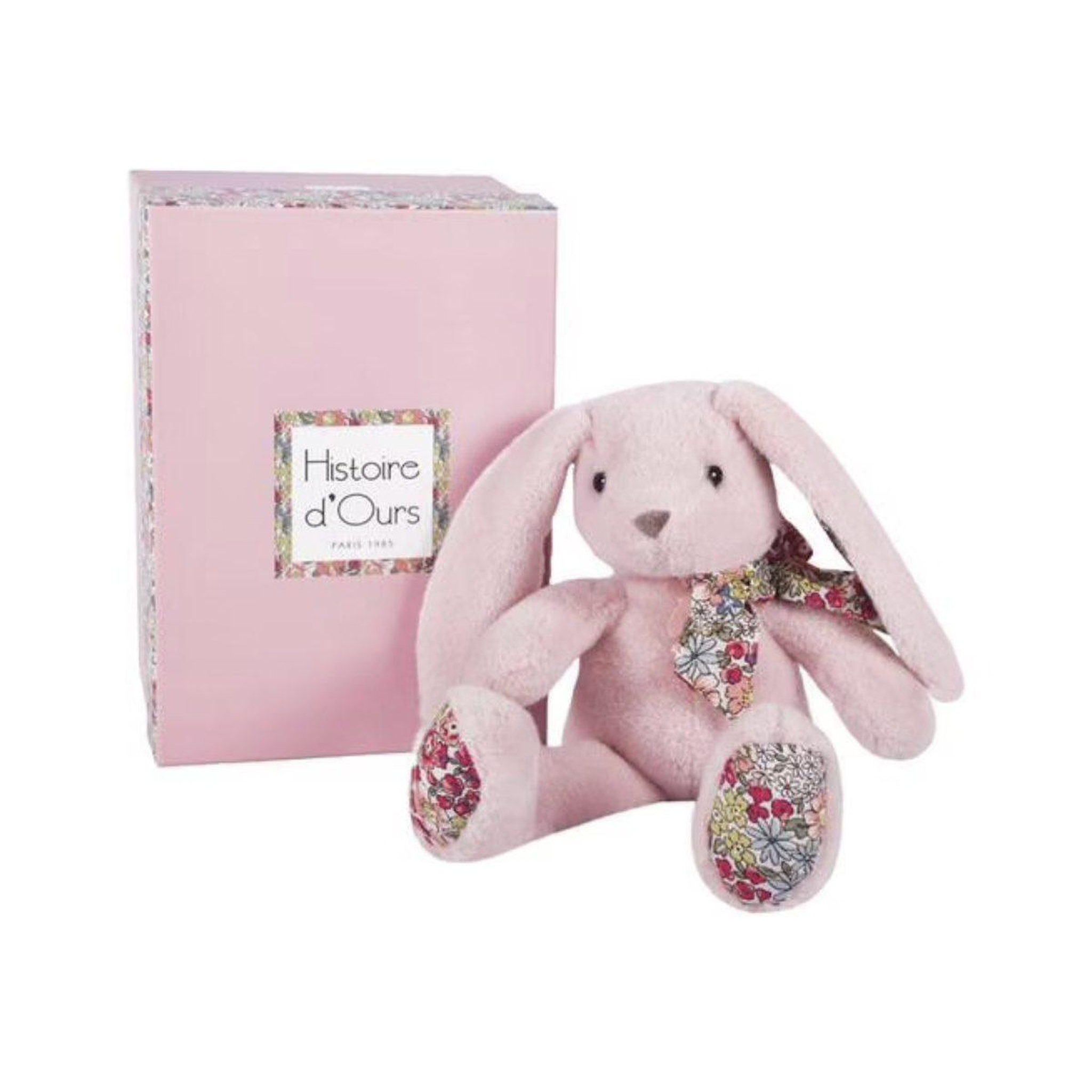 Histoire D'Ours Doudou lapin rose copain calin