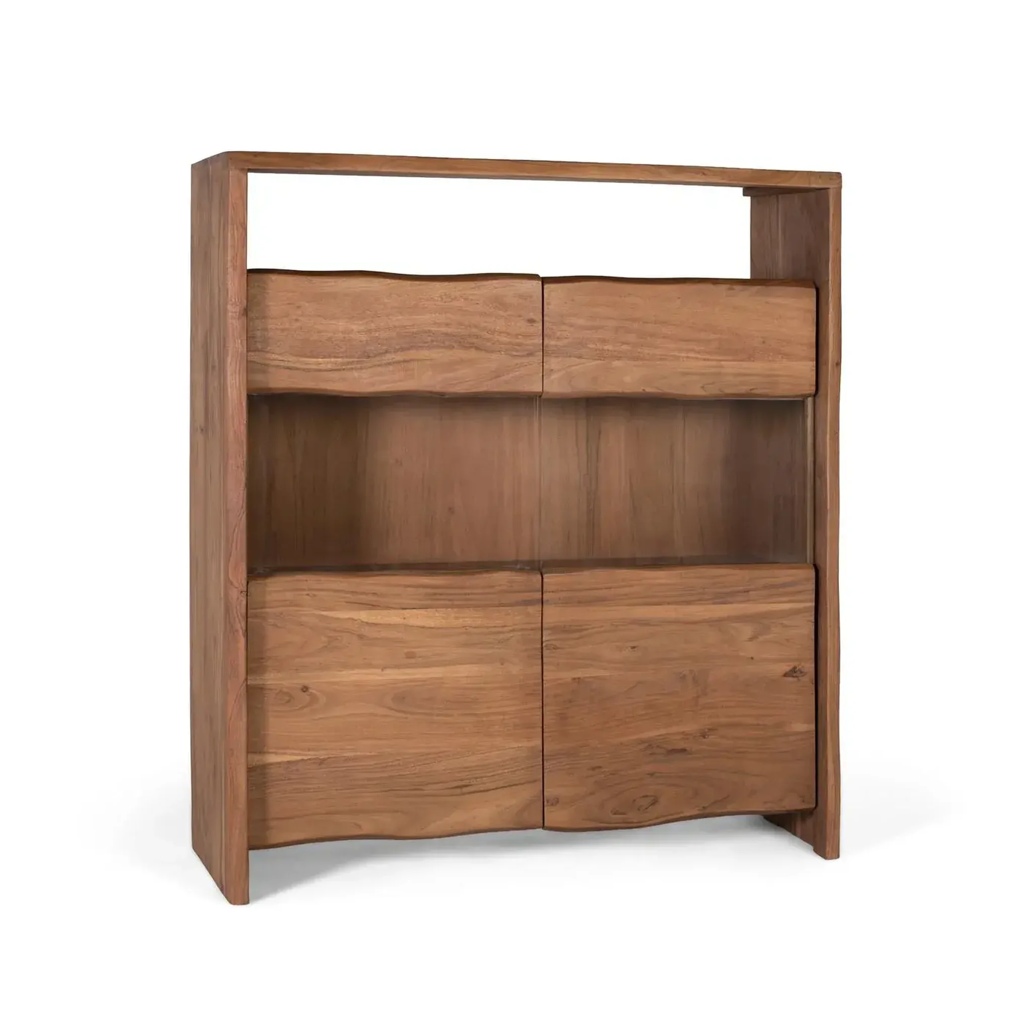 Voir la diapositive 2 : GINER Y COLOMER SL Buffet en bois d'acacia 130cm style rustique moderne