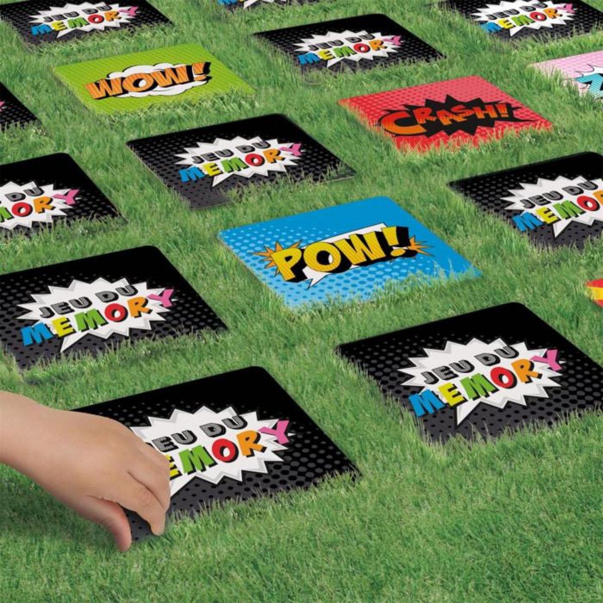 Paris Prix Jeu du Memory Géant  30 Cartes  20cm Multicolore