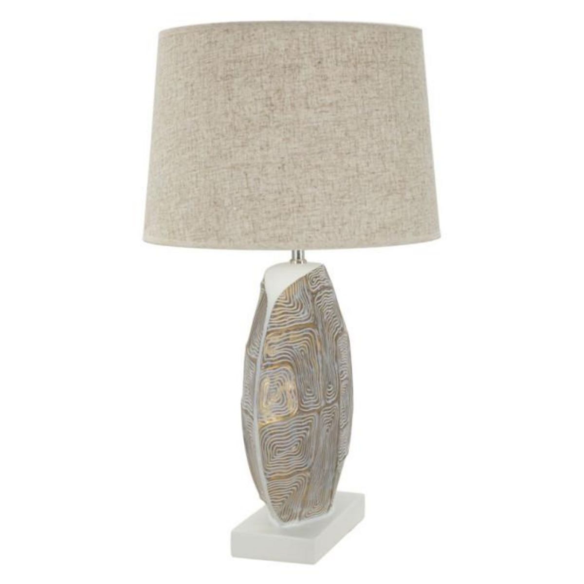 Paris Prix Lampe à Poser en Résine  Elips  68cm Or