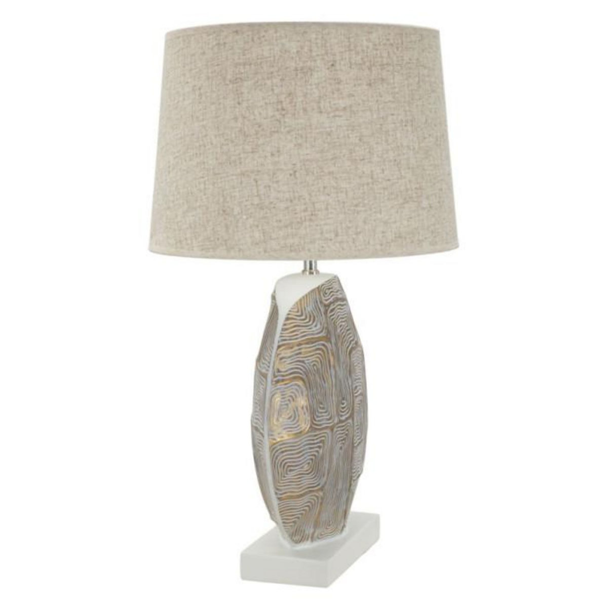 Paris Prix Lampe à Poser en Résine  Elips  68cm Or