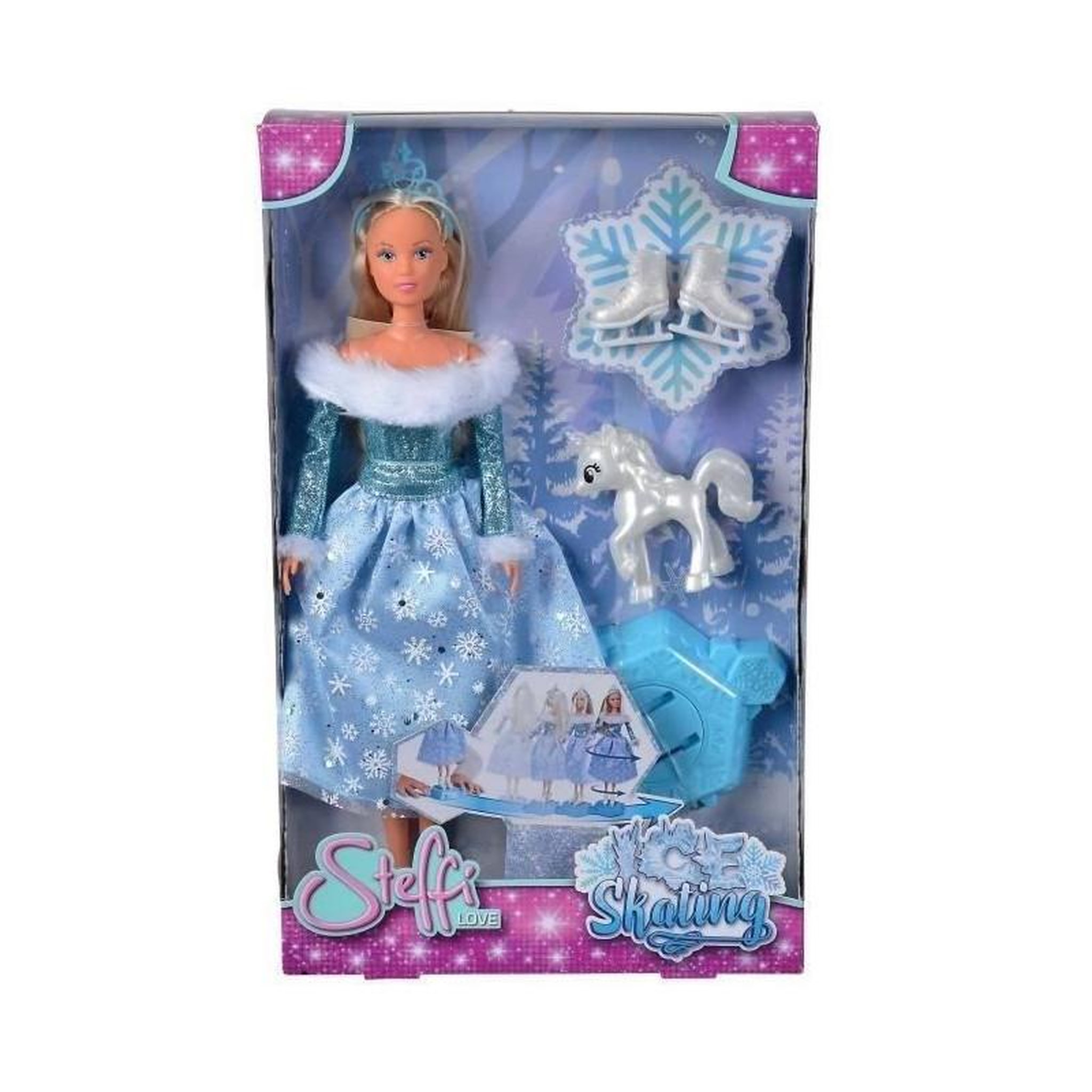Voir la diapositive 3 : SILVERTORN Poupée Silvertorn Robe Bleue Scintillante