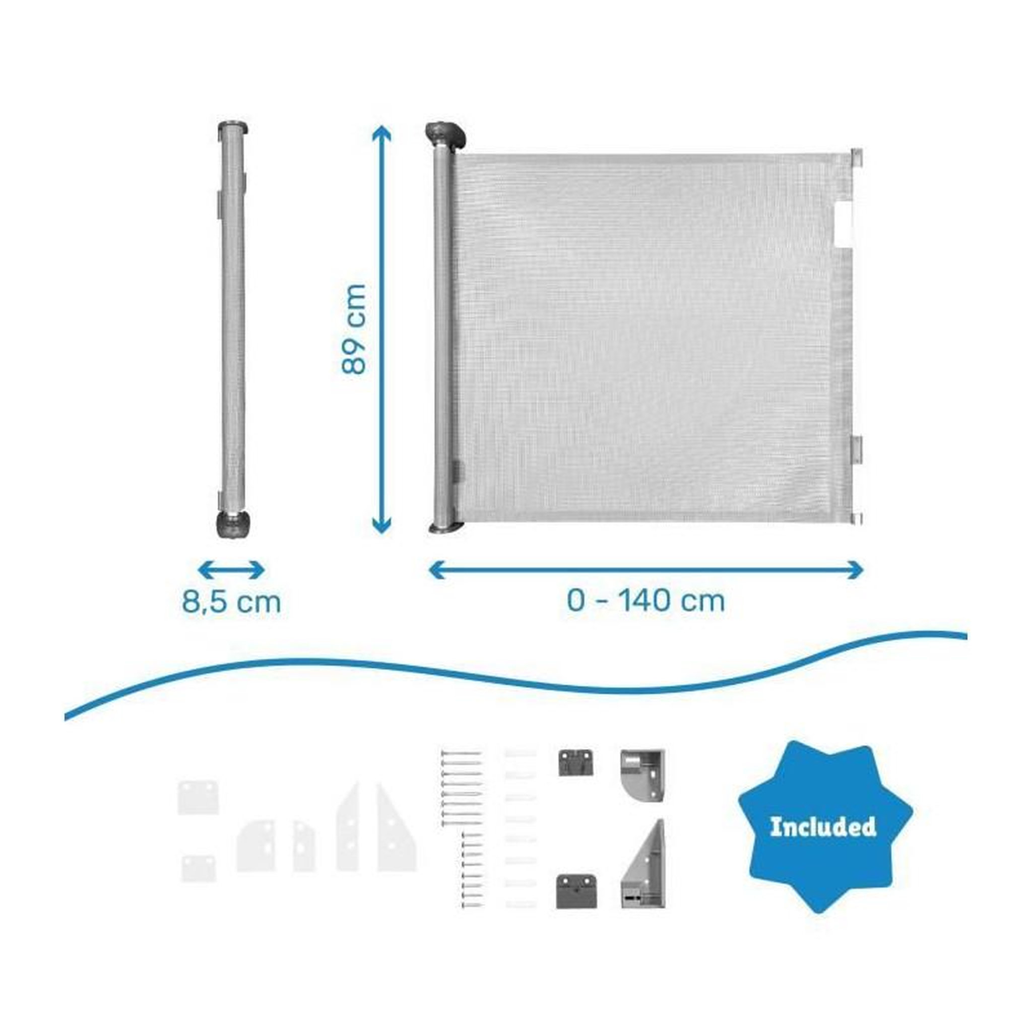 Voir la diapositive 6 : BADABULLE BADABULLE barriere rétractable SAFE & ROLL