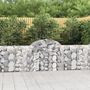 Voir la diapositive 1 : VIDAXL Paniers a gabions arques 40 pcs 200x30x80/100 cm Fer galvanise