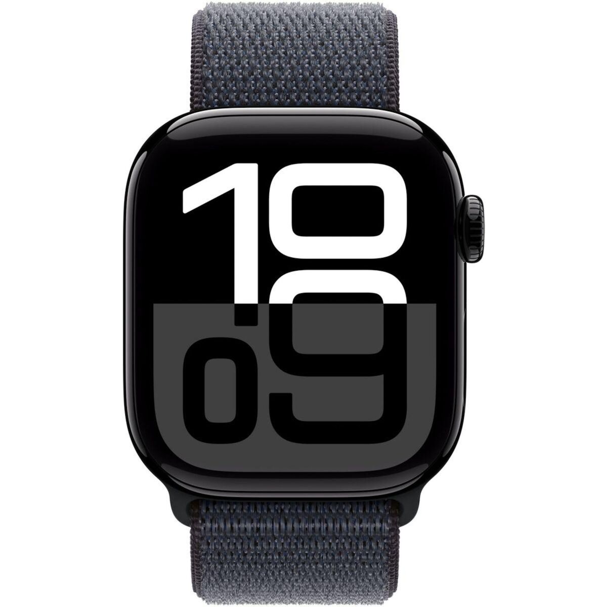 APPLE Montre connectée Serie 10 46mm Alu/Noir Loop Cellular
