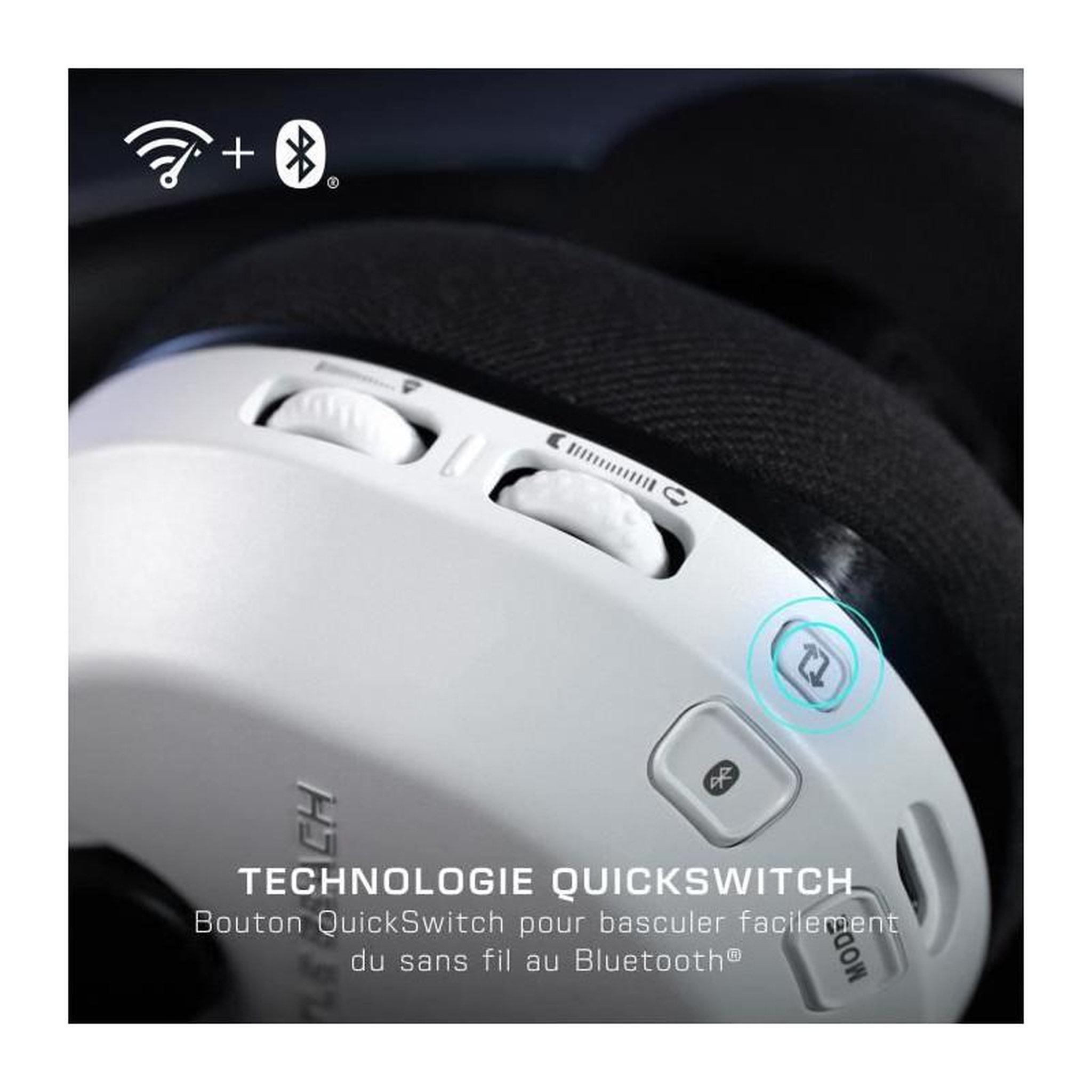 Voir la diapositive 6 : Turtle Beach Casque de gaming multi-plateforme sans fil - TURTLE BEACH - Stealth™ 600 XB (Gen 3) - Blanc