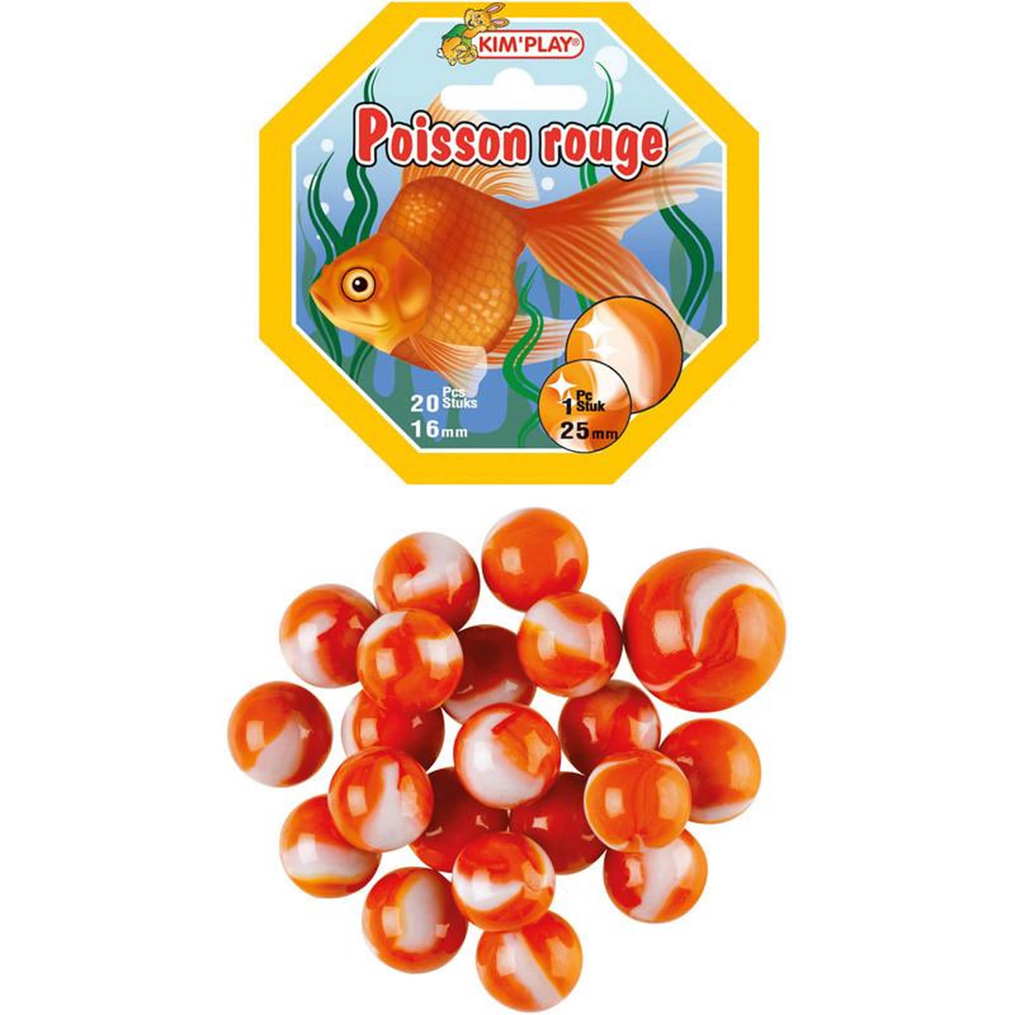Kim Play 20 BILLES+1 CALOT POISSON RGE KIM PLAY COU500838
