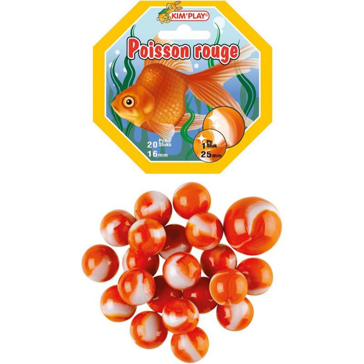 Kim Play 20 BILLES+1 CALOT POISSON RGE KIM PLAY COU500838