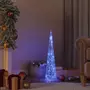 VIDAXL Cone lumineux decoratif a LED Acrylique Bleu 60 cm