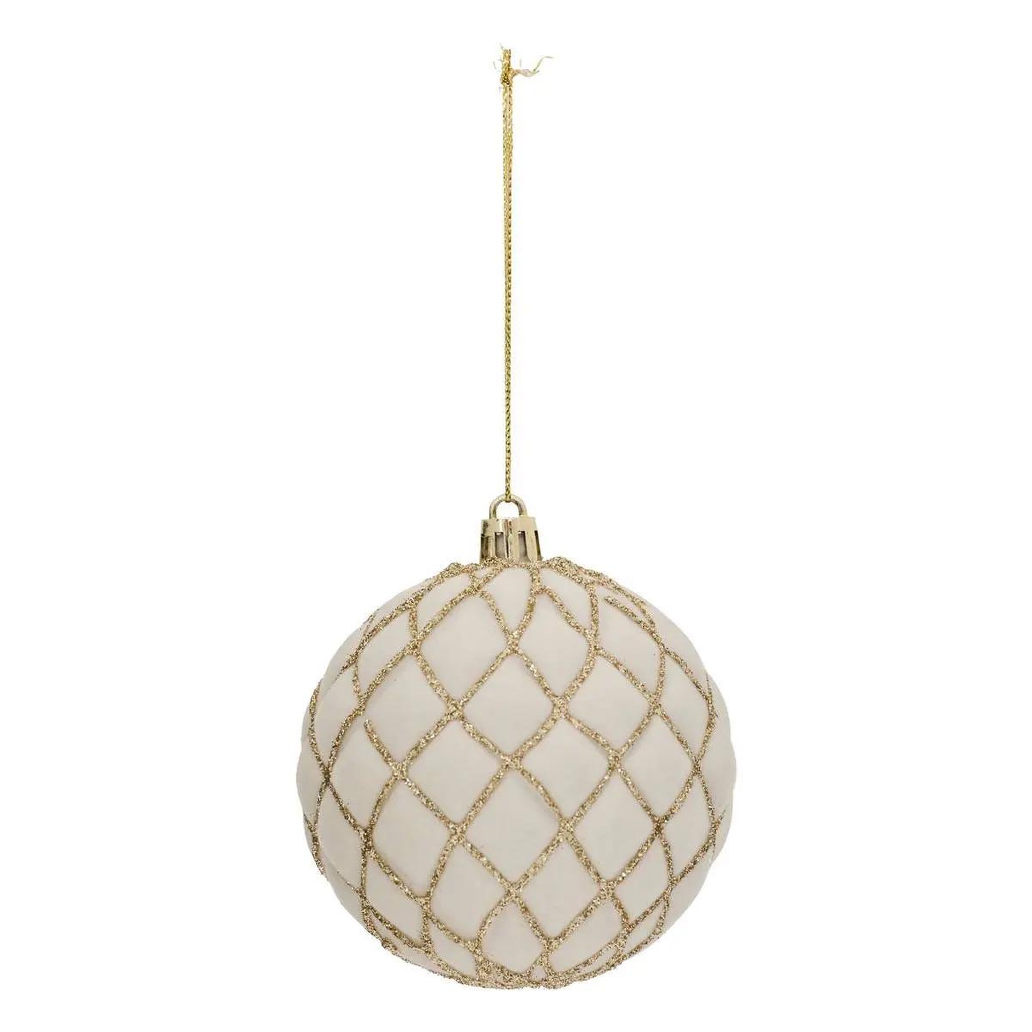 Voir la diapositive 3 : ATMOSPHERA Lot de 9 boules de noël  pailletées  8cm bleu
