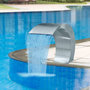 Voir la diapositive 1 : VIDAXL Fontaine cascade de piscine Acier inoxydable 45 x 30 x 60 cm
