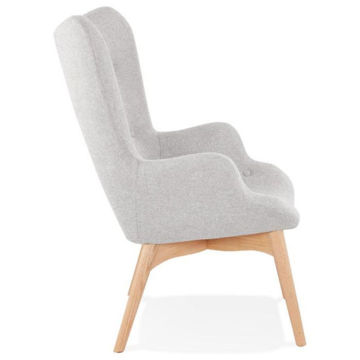 Paris Prix Fauteuil Design Scandinave  Ticao  93cm Gris