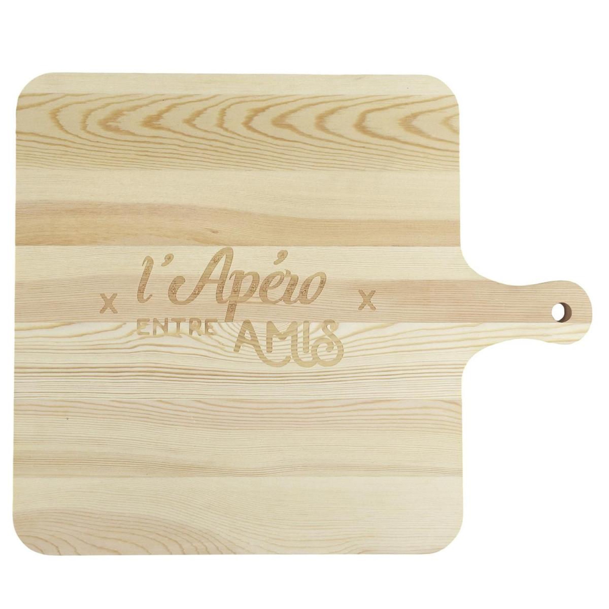 Voir la diapositive 2 : COOK CONCEPT Planche de présentation  l'apéro entre amis  44cm naturel