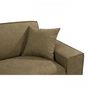 Voir la diapositive 6 : MARKET24 Hexagone - Canapé droit 3 places - Tissu Olive - L 216 x P 90 x H 80 cm - Gustave