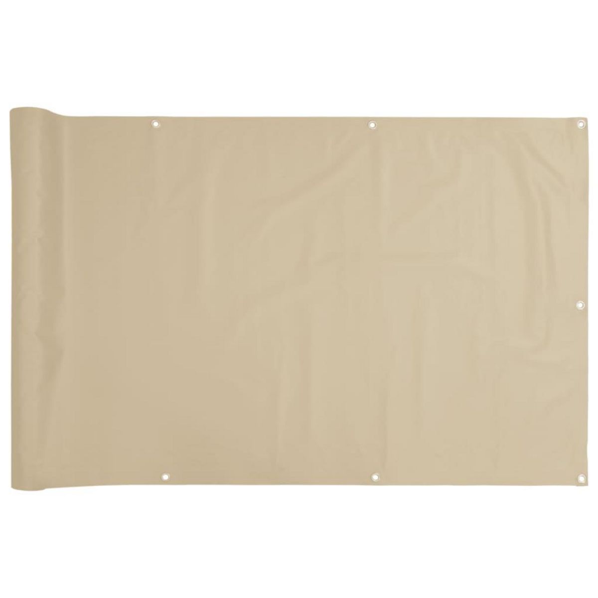 VIDAXL Ecran de balcon en tissu Oxford 75x400 cm Beige