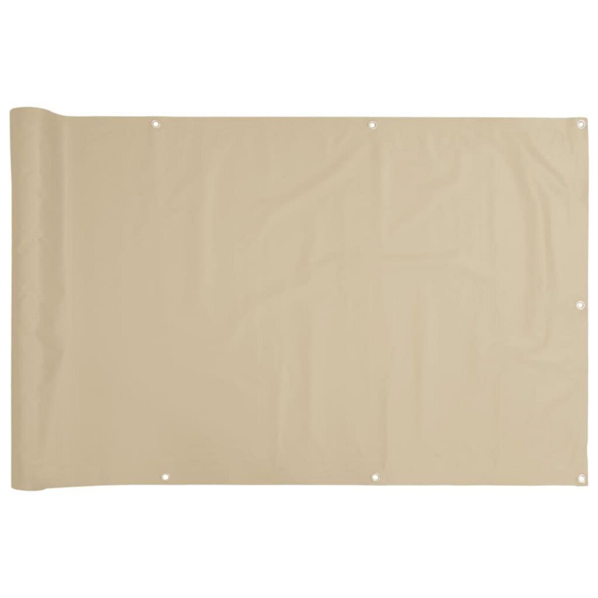 VIDAXL Ecran de balcon en tissu Oxford 75x400 cm Beige