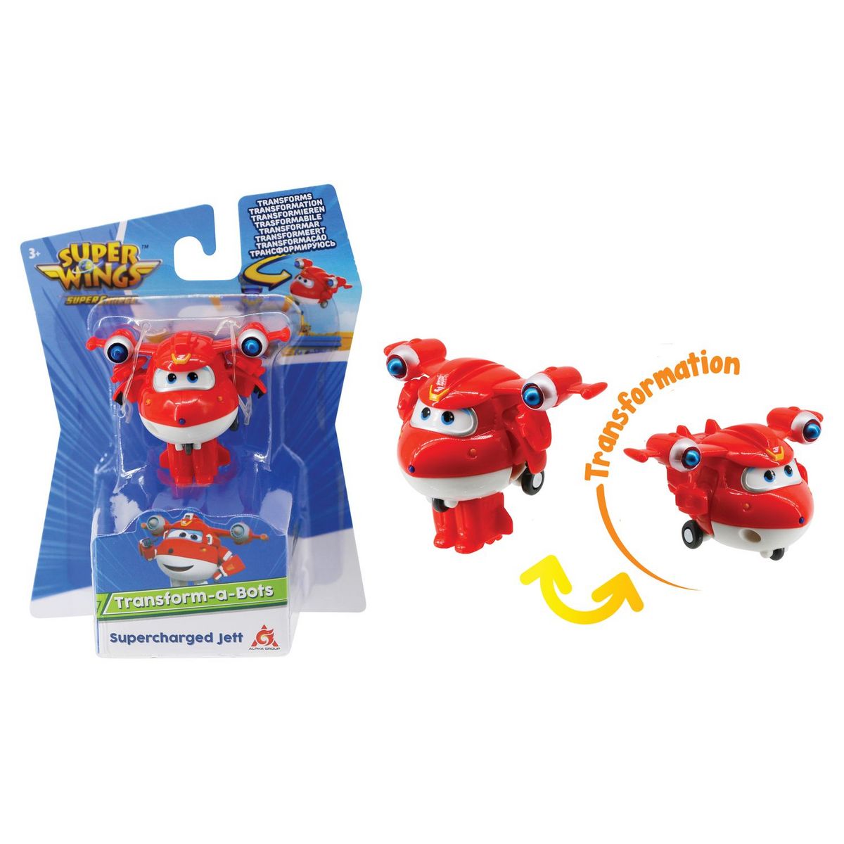 Auldey Super Wings - Figurine Transform-a-Bots Saison 4 & 5