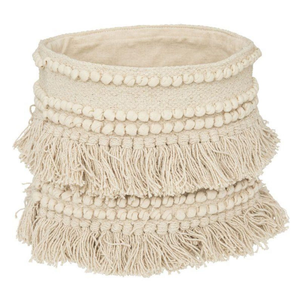  Lot de 2 Paniers Déco  Seav  25cm Beige