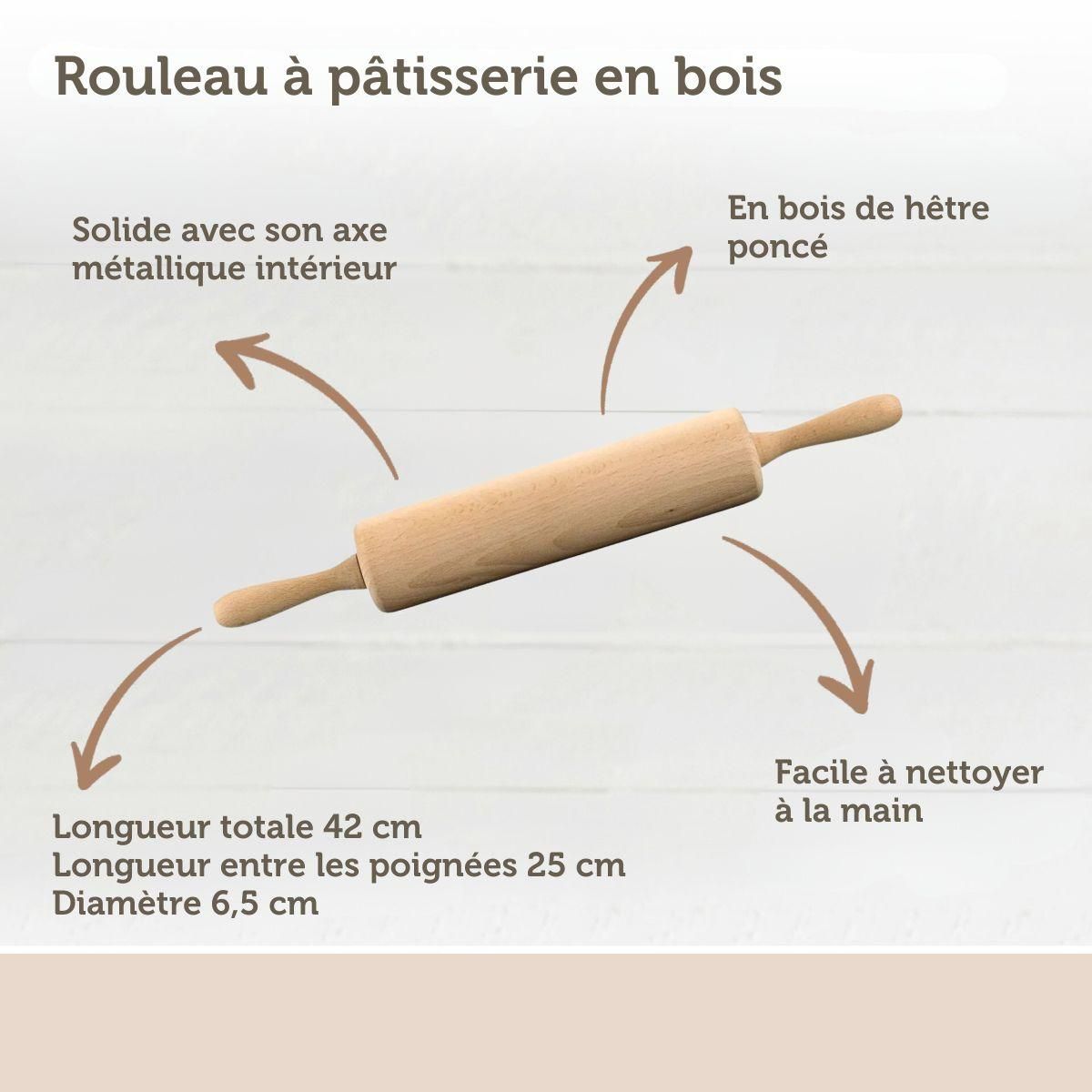 ZENKER Ensemble de pâtisserie Zenker emporte-piéces et rouleau à pâtisserie