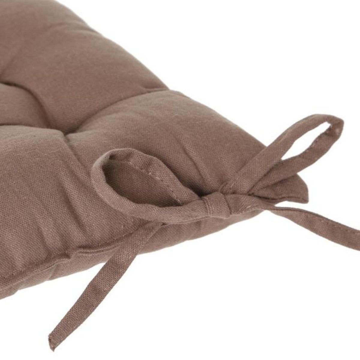 ATMOSPHERA Galette de Chaise  Loria  38x38cm Taupe