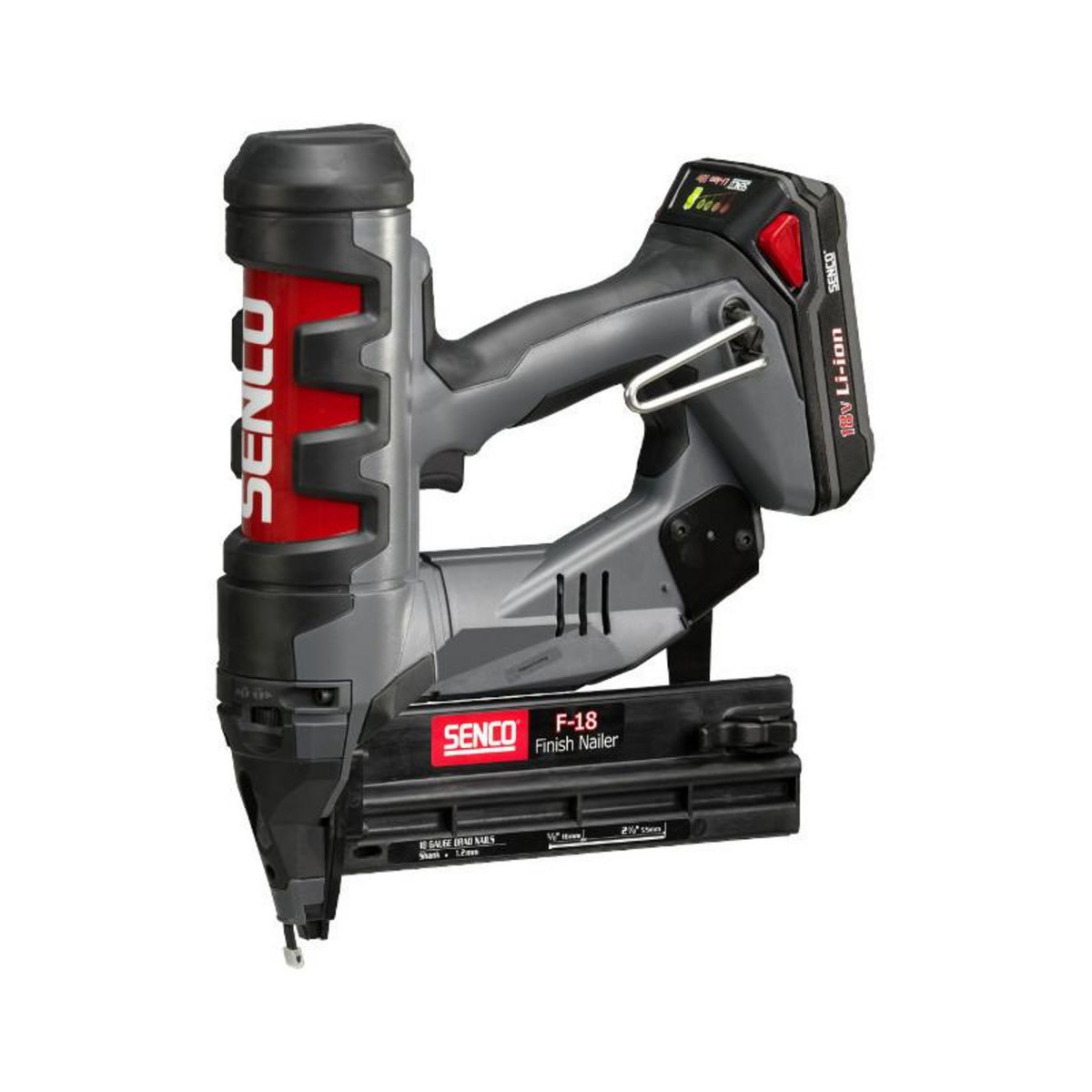 SENCO Cloueur à brads 18V Fusion F 18 + 2 batteries 1,5Ah + chargeur + coffret SENCO 6E2501N