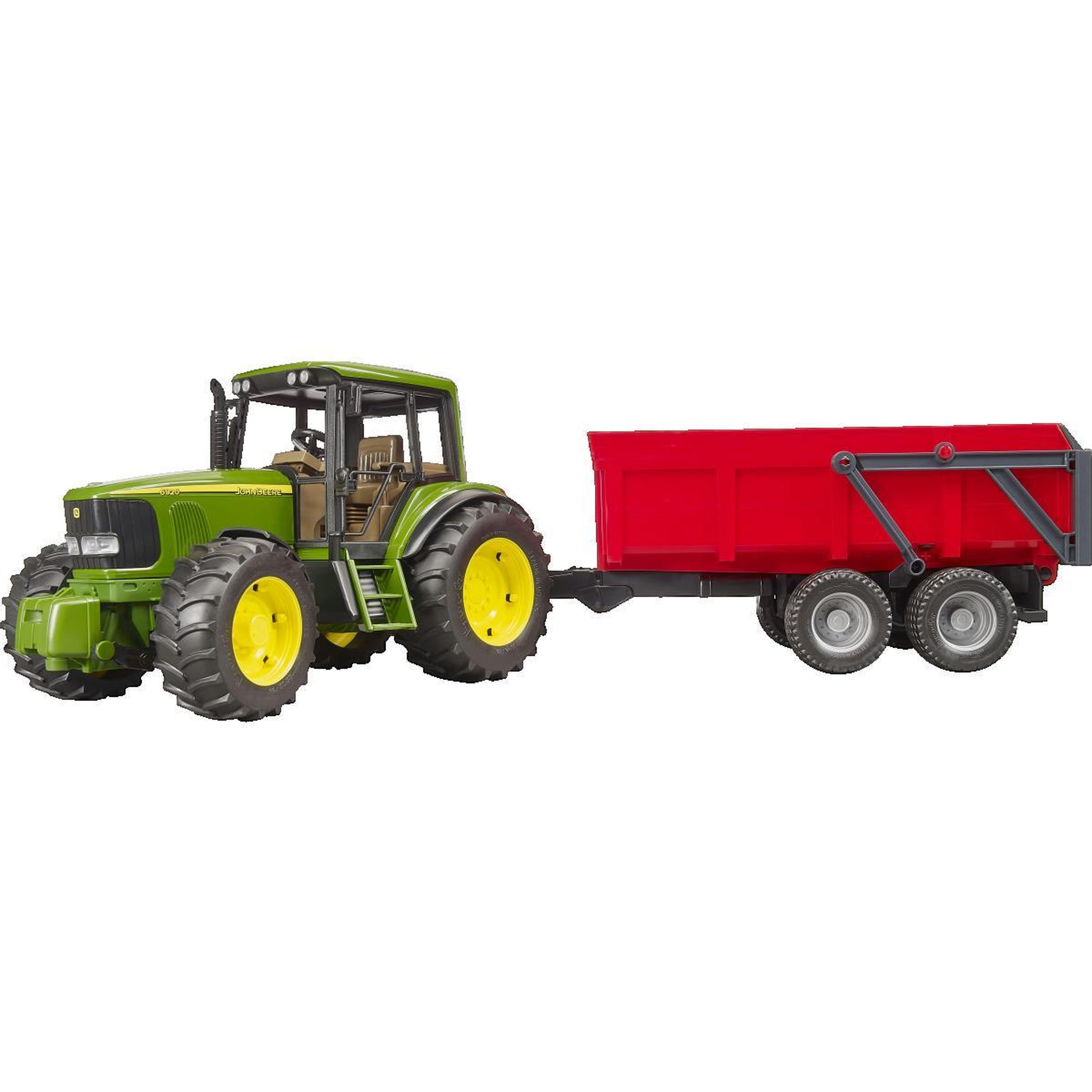 Voir la diapositive 3 : Bruder Tracteur John Deere Bruder 6920 vert