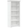 Voir la diapositive 2 : VIDAXL Bibliotheque BODO blanc 82x40x173 cm bois pin massif 5 niveaux