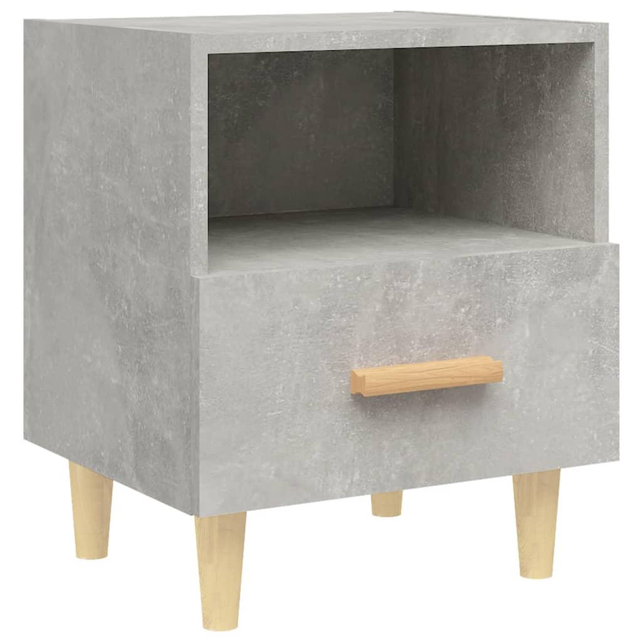 Voir la diapositive 5 : VIDAXL Tables de chevet 2 pcs Gris beton 40x35x47 cm