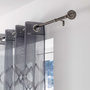 Voir la diapositive 2 : Douceur d'Intérieur Kit de tringle à rideaux extensible Sphère - L120 /L210 cm - Nickel