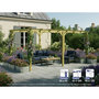 Voir la diapositive 1 : JARDIDECO Pergola massive en bois Paris 510 x 300 cm - Maderland