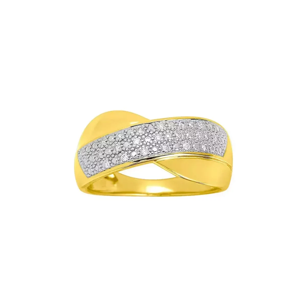 Tousmesbijoux Bague Femme Or 18 Carats Diamant 0 1 Carats pas