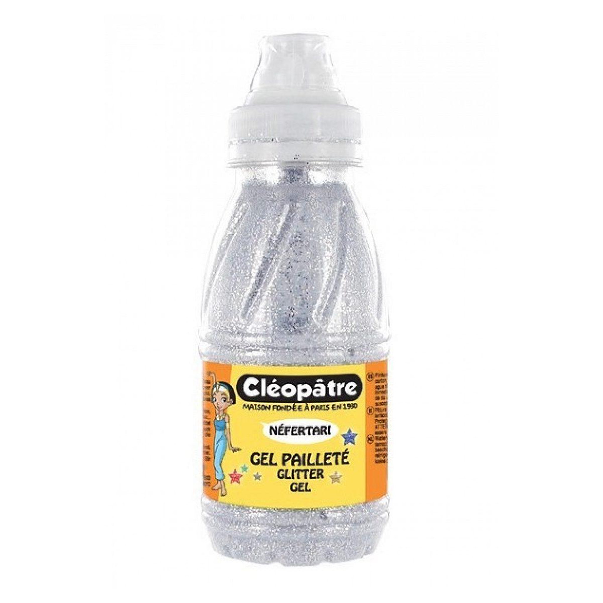 CLÉOPÂTRE Gel paillete argent 250ml
