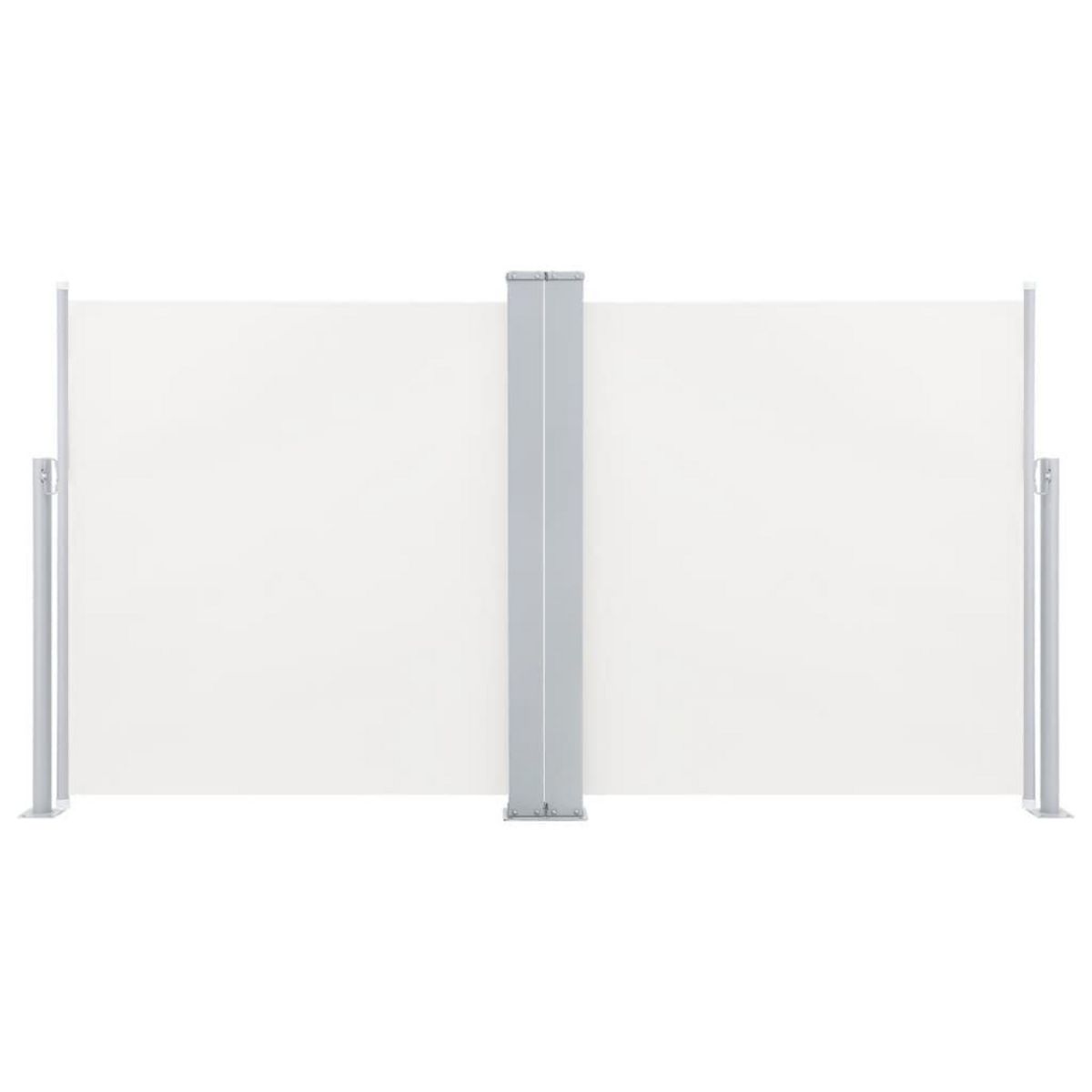 VIDAXL Auvent lateral retractable Creme 100 x 600 cm