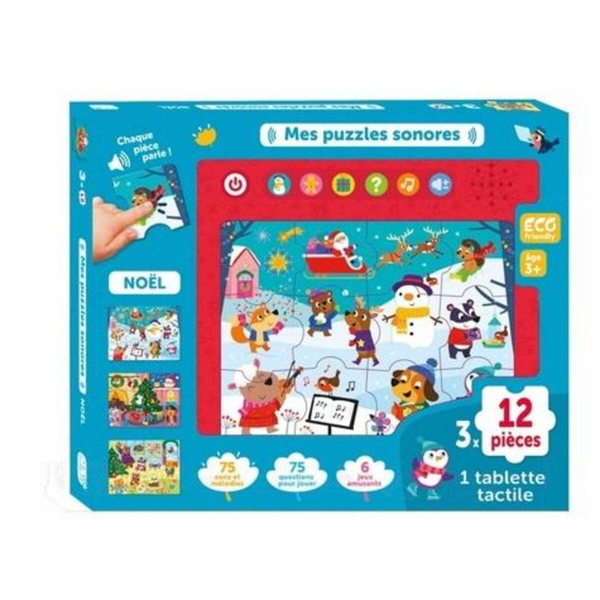 NOEL. 3 X 12 PIECES, 1, 2, 3 soleil !