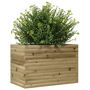 Voir la diapositive 4 : VIDAXL Jardiniere 70x40x45,5 cm bois de pin impregne