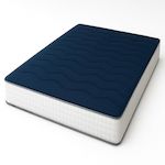 THE WHITE STONE Matelas 80x190 cm en Waterfoam Hypoallergénique | Hauteur 20 cm | Mi-ferme, Antibactérien & Respirant | Made in Italy. Coloris disponibles : Bicolore