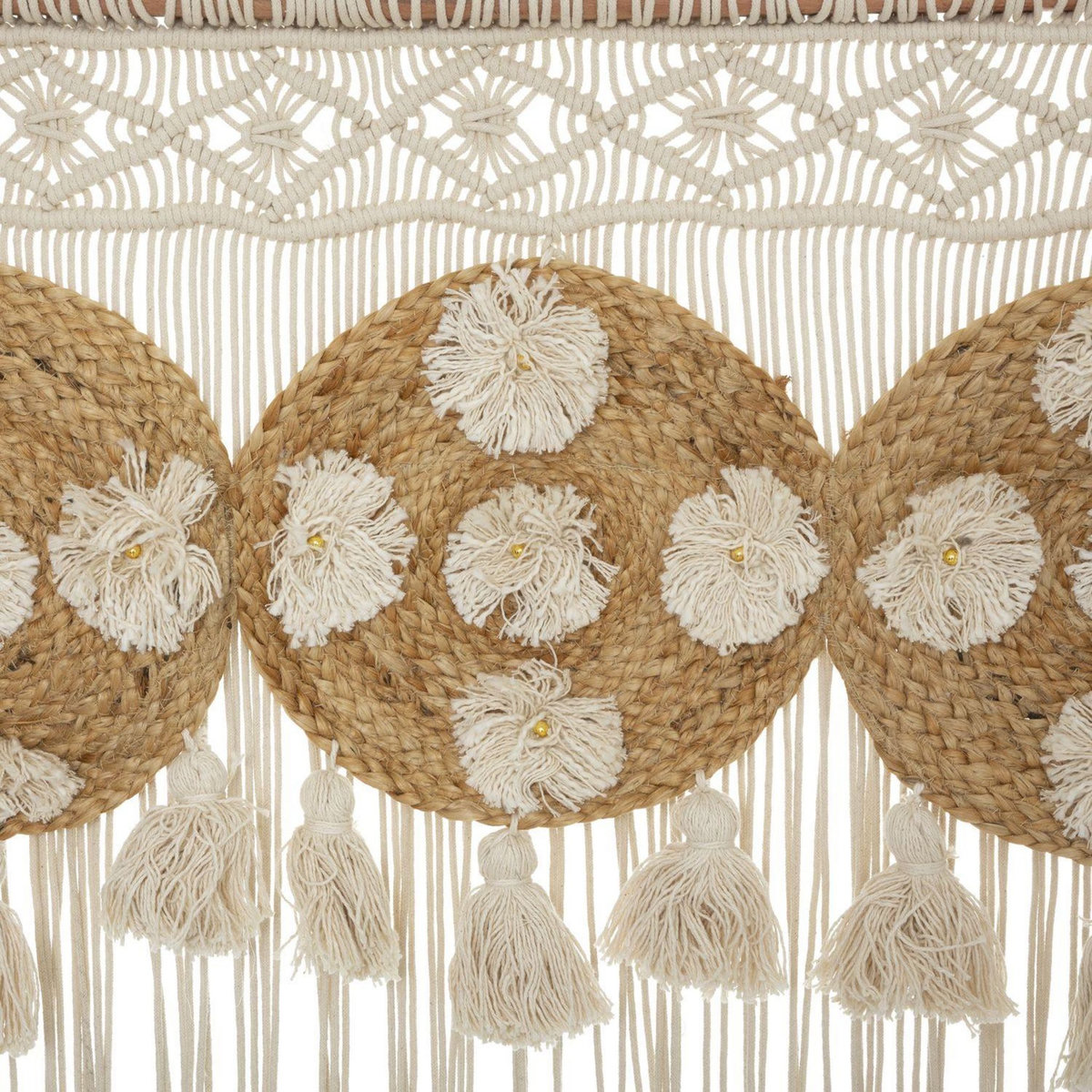 ATMOSPHERA Rideau de fil en macramé - 90 x 200 cm