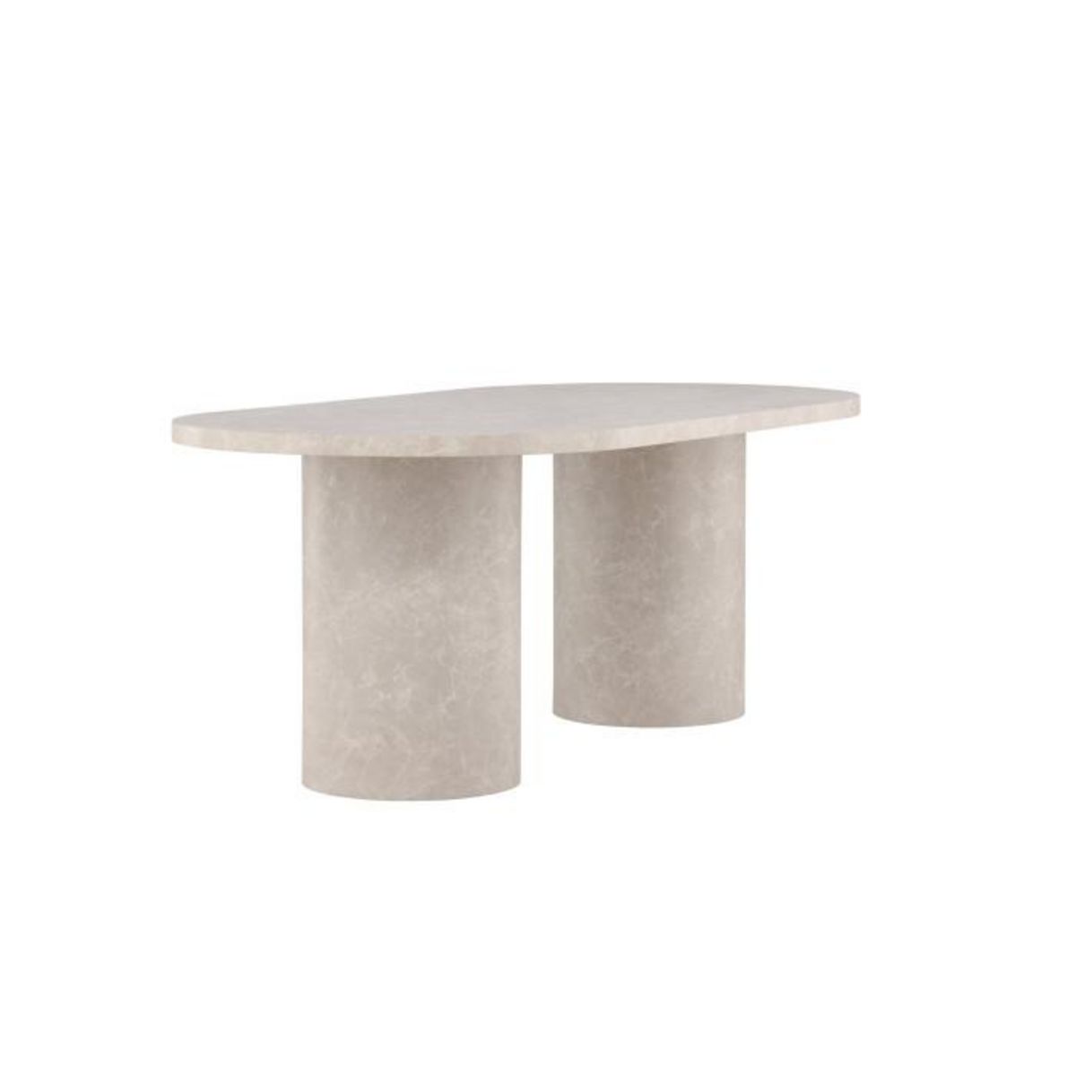 Paris Prix Table à Manger Effet Marbre  Narvik  200cm Beige