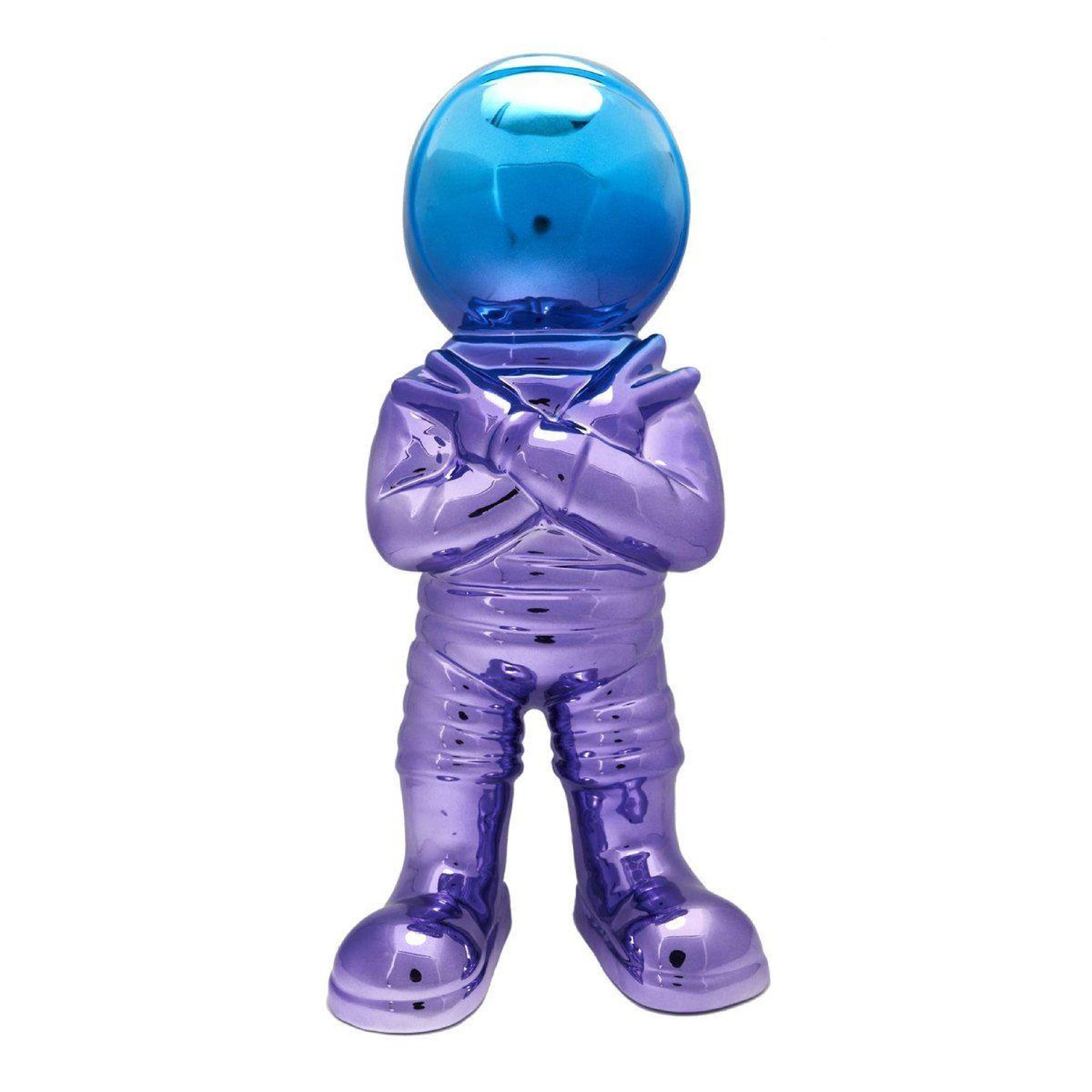 The Home Deco Factory Statuette astronaute  electroplate  33cm multicolore