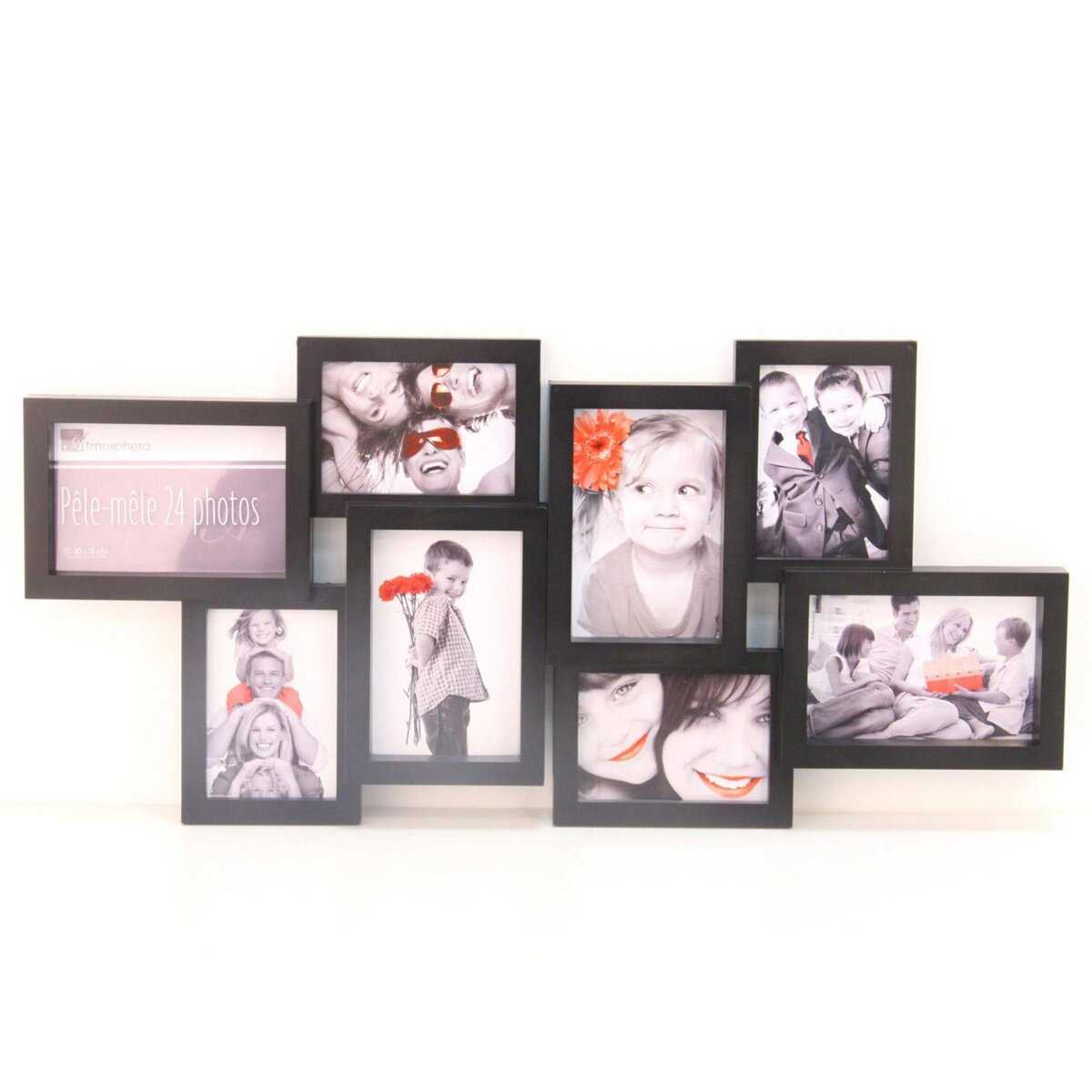 ATMOSPHERA Pele-mêle - 8 Encarts - Noir